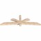 Ekena Millwork Davenport Smooth Timber Gable Bracket, Douglas Fir, 108"W x 36"H x 5 1/2"D x 5 1/2"F, 8/12 Pitch GBW108X36X0606DAV00SDF - alternate 5